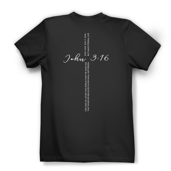 Damen Bio T-Shirt for god so loved the world john 3:16