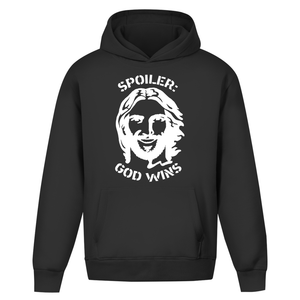 Oversize Hoodie Ohne Kordel spoiler god wins