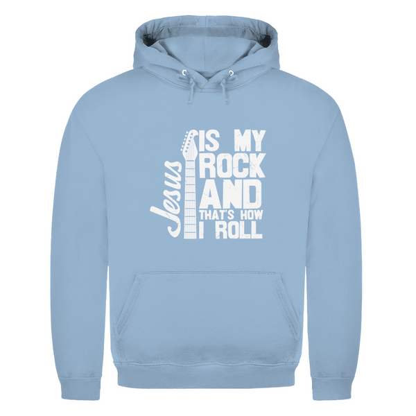 Herren Hoodie jesus is my rock guitarist