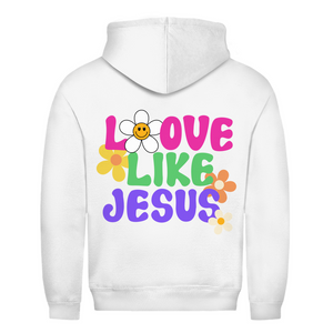 Herren Hoodie love like jesus
