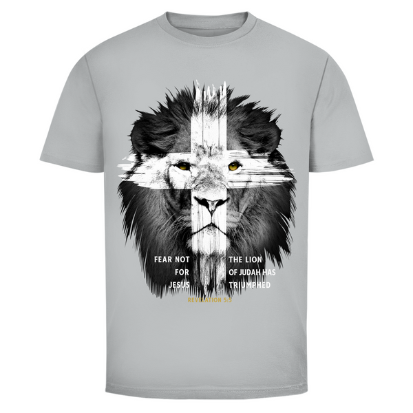 Herren T-Shirt fear not for jesus revelation 5:5