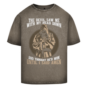 Oversize Washed T-Shirt until i said amen