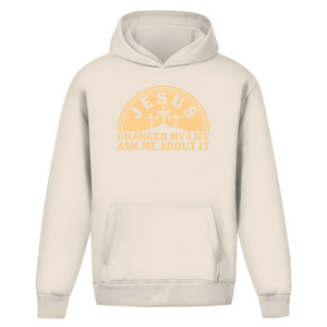 Oversize Hoodie Ohne Kordel jesus chaged my life