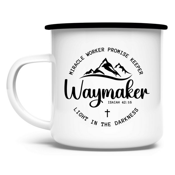 Emaille Tasse waymaker isaiah 42:16