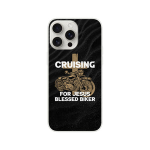cruising for jesus blessed biker iPhone-Hülle