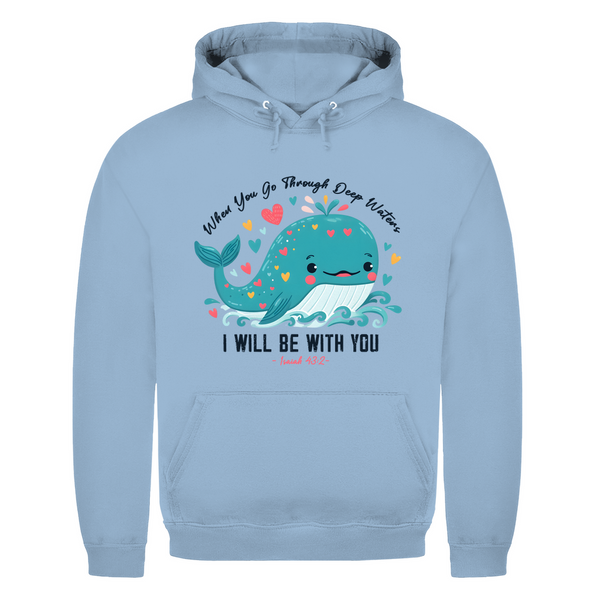 Herren Hoodie Deep Waters Isaiah 43:2