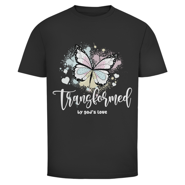 Herren T-Shirt transformed by gods love