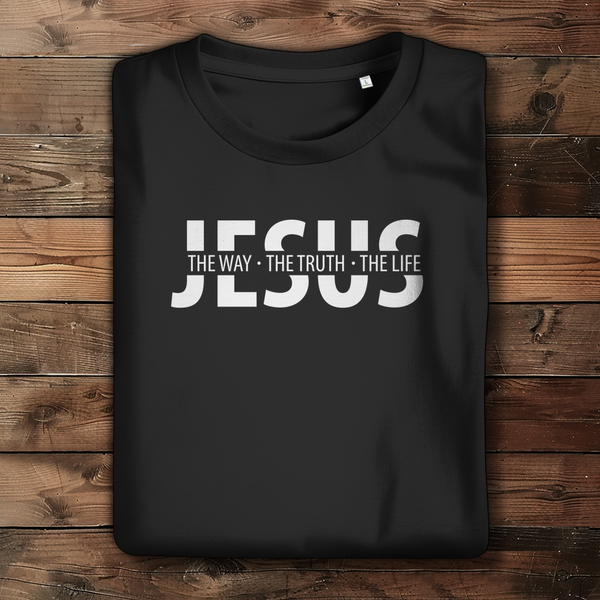 Damen Bio T-Shirt jesus the way the truth the life