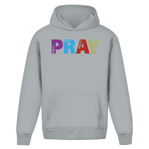 Oversize Hoodie Ohne Kordel pray on it