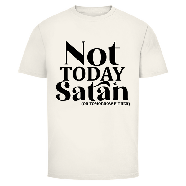 Herren T-Shirt not today satan