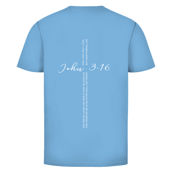 Herren T-Shirt for god so loved the world john 3:16