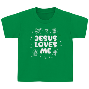 Kinder T-Shirt jesus loves me