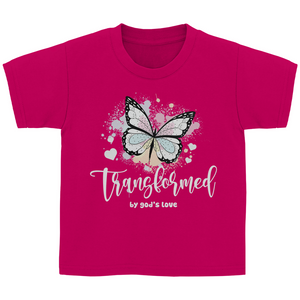 Kinder T-Shirt transformed by gods love