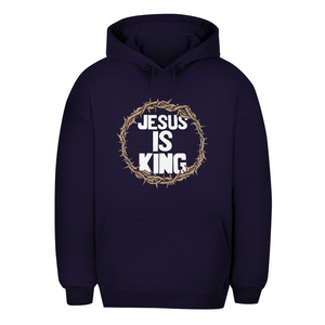Unisex Oversize Hoodie jesus is king dornenkrone