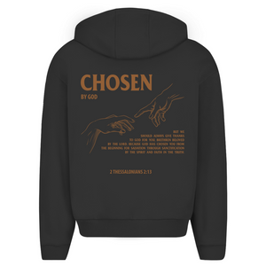 Oversize Zipper Hoodie chosen by god 2 thessalonians 2:13