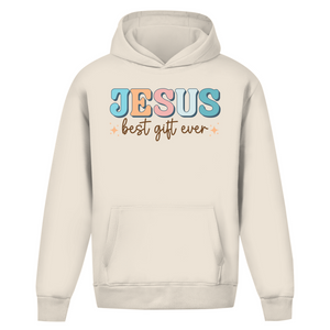 Oversize Hoodie Ohne Kordel jesus best gift ever