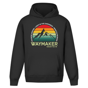 Oversize Hoodie Ohne Kordel waymaker isaiah 42:16