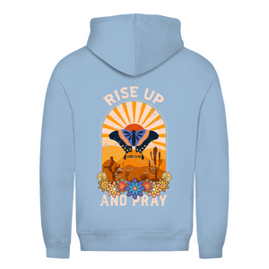 Damen Hoodie rise up and pray