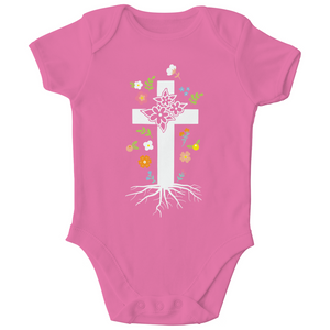 Kinder Bio Body Kreuz Blumen