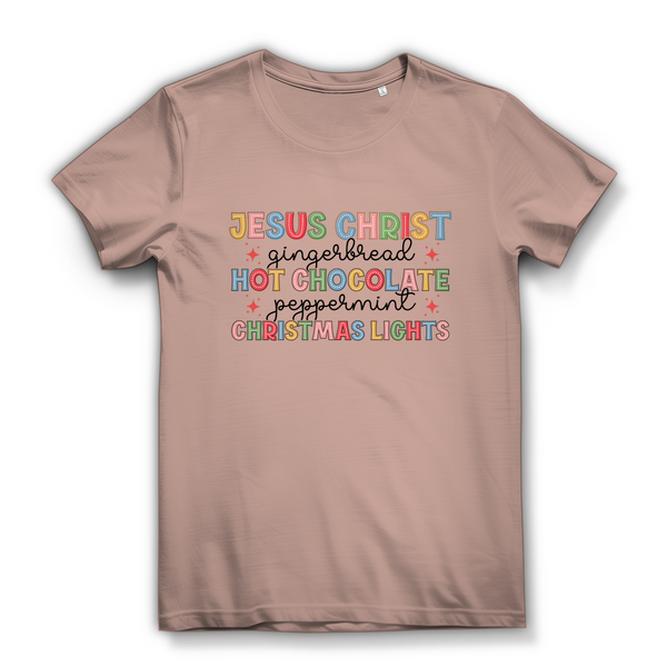 Damen  Bio T-Shirt jesus christ gingerbread