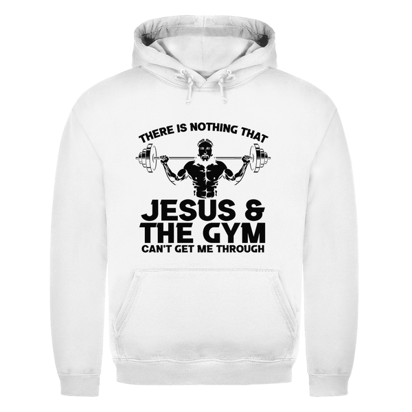 Herren Hoodie jesus and gym