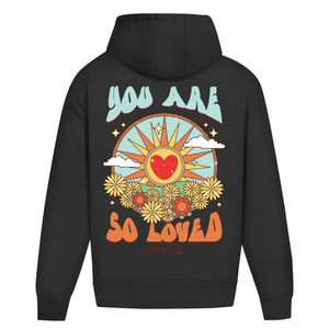 Oversize Hoodie Ohne Kordel you are so loved john 3:16
