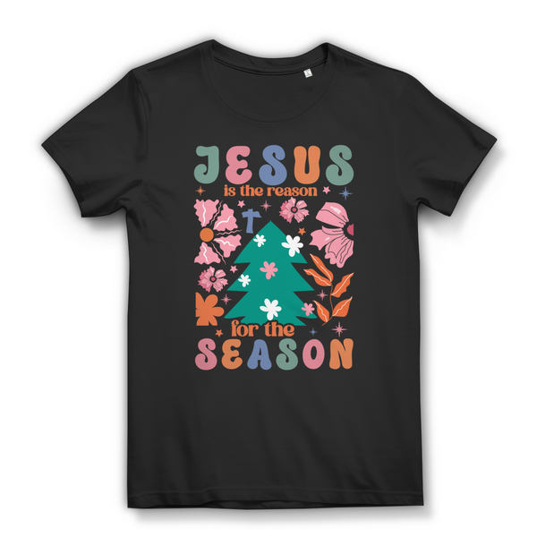 Damen Bio T-Shirt jesus is reason for the season