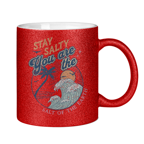 Glitzertasse stay salty