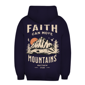 Unisex Oversize Hoodie faith can move mountains matthew 17:20