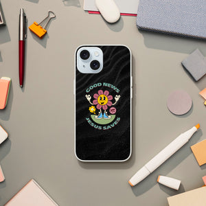 good news jesus saves iPhone-Hülle