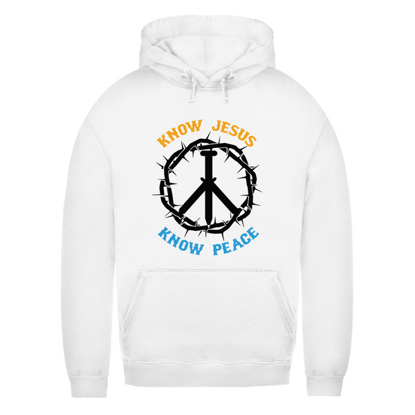 Damen Hoodie know jesus know peace