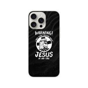 warning may start talking about jesus iPhone-Hülle