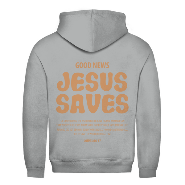 Herren Hoodie jesus saves john 3:16-17