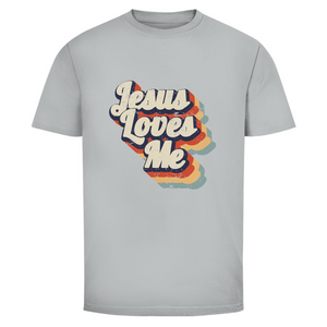 Herren T-Shirt jesus loves me
