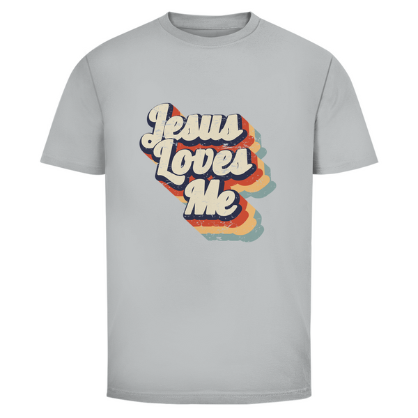 Herren T-Shirt jesus loves me