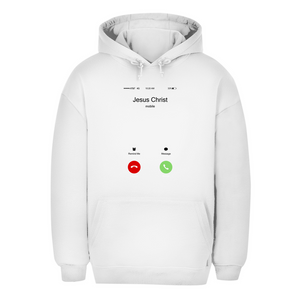 Unisex Oversize Hoodie jesus christ is calling