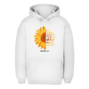 Unisex Oversize Hoodie christus der mich stark macht philipper 4.13