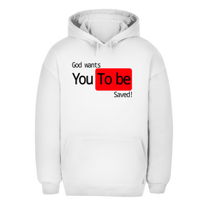 Unisex Oversize Hoodie god wants you to be saved