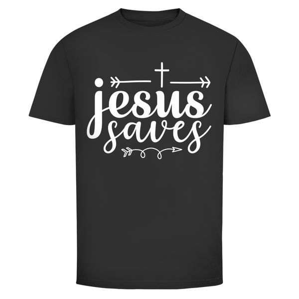 Herren T-Shirt jesus saves