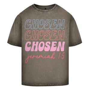 Oversize Washed T-Shirt chosen jeremiah 1:5