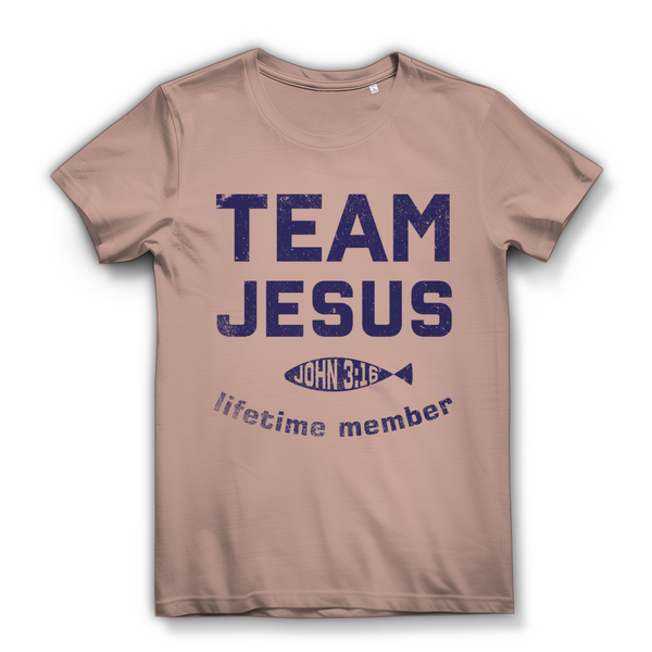 Damen Bio T-Shirt team jesus john 3:16