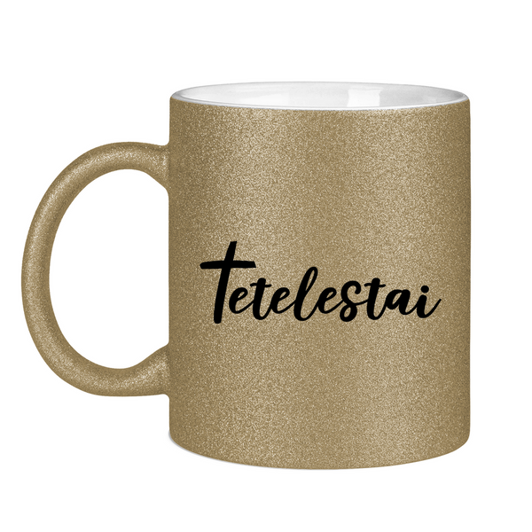 Glitzertasse tetelestai