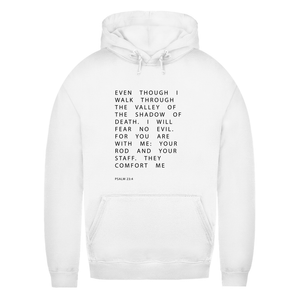 Damen Hoodie i will fear no evil psalm 23:4