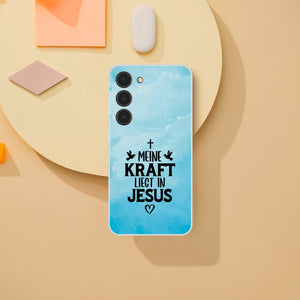 meine kraft liegt in jesus Samsung-Hülle