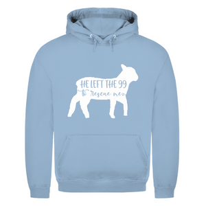 Herren Hoodie he left the 99