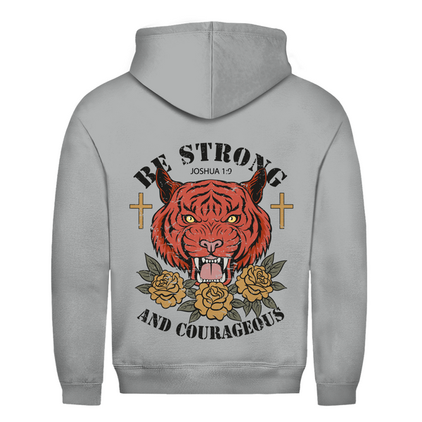 Herren Hoodie be strong and courageous joshua 1:9