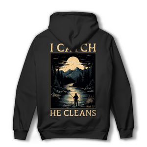 Damen Hoodie i catch he cleans mark 1:17