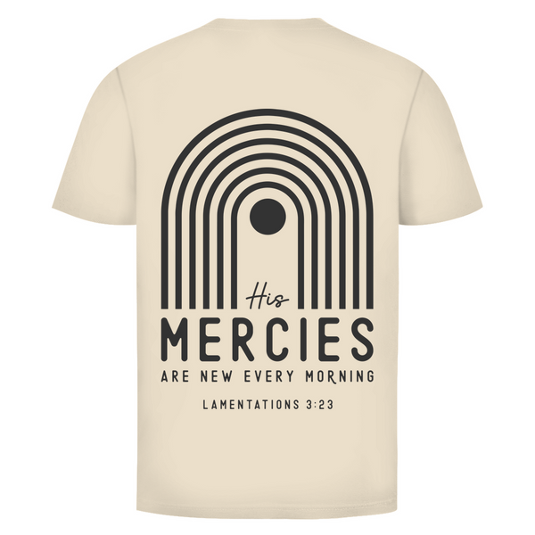 Herren T-Shirt his marcies lamentations 3:23