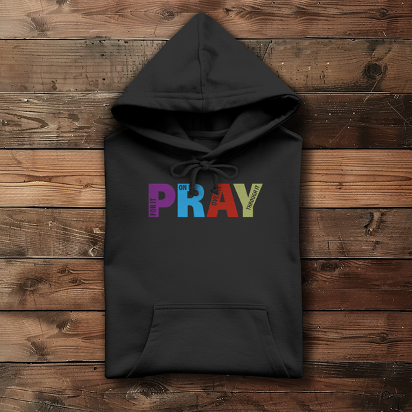 Damen Hoodie pray on it