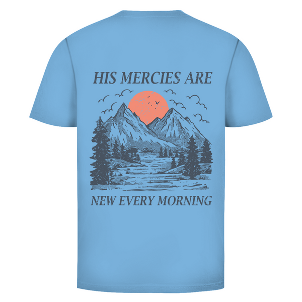 Herren T-Shirt his marcies are new every morning